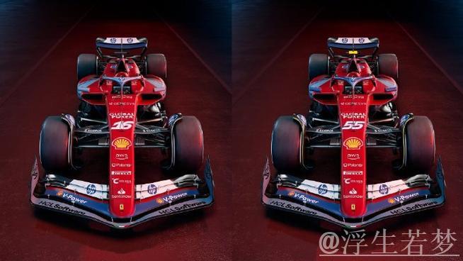 法拉利发布迈阿密站特别涂装：蓝红交织魅力